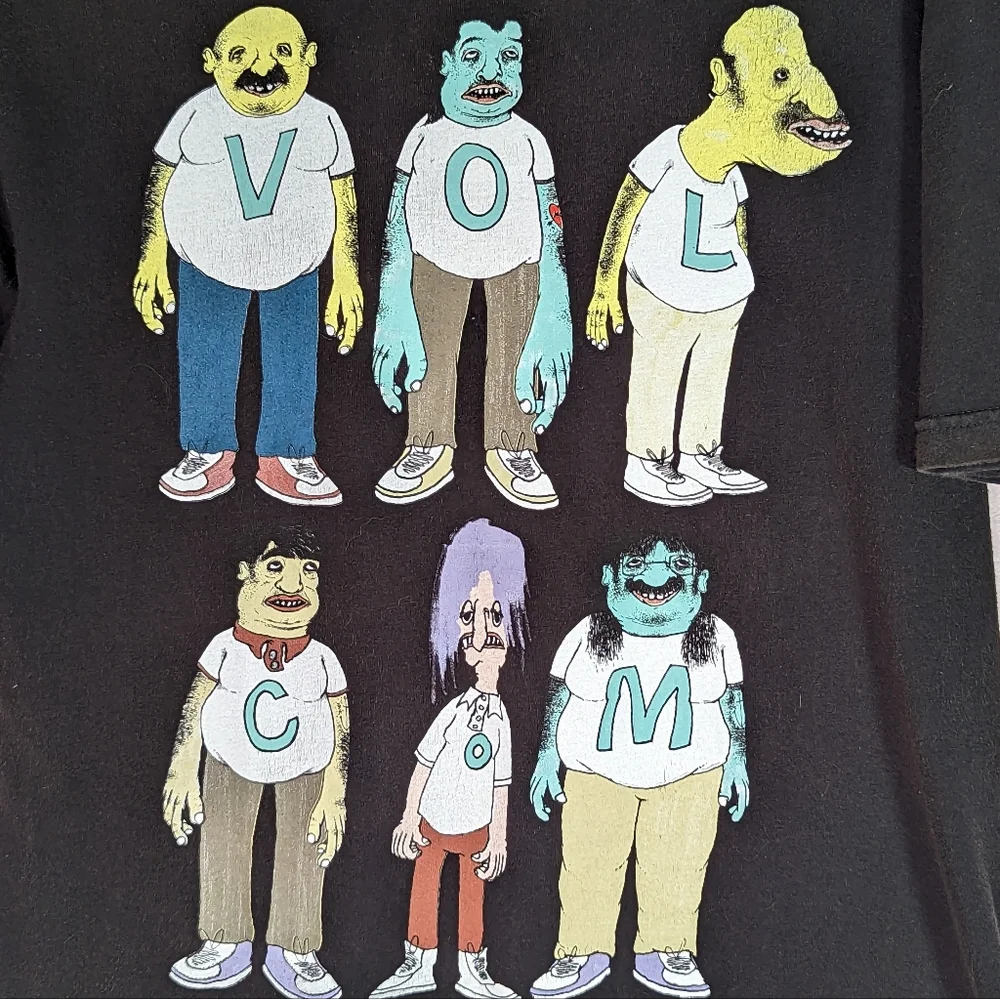 VOLCOM Dillon Froelich Artist T-shirt L Unisex - Picture 4 of 11